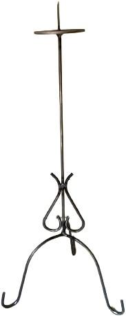 Metaalstaander luxe kandelaar zo van de smid 41x18 cm dikte