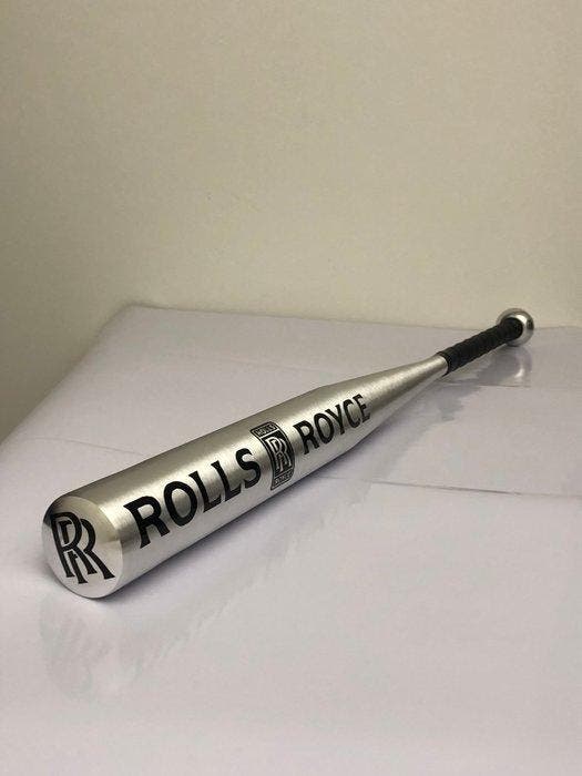 GF Exclusives - Rolls-Royce Baseball Bat Artwork By: GF, Antiquités & Art, Art | Objets design