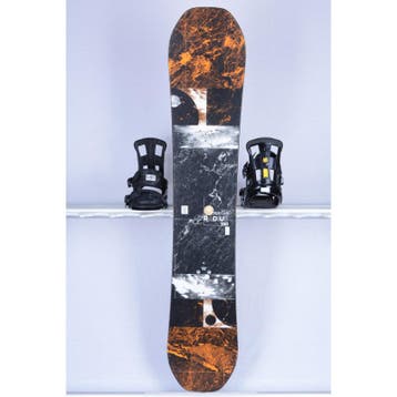150 snowboard BURTON RADIUS, black/orange, woodcore, FLATtop, Verzenden, Gebruikt