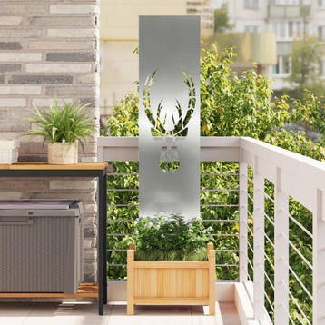 vidaXL Tuin Privacy Scherm Zilver 32 x 140 cm Gegalvaniseerd, Verzamelen, Posters, Verzenden, Nieuw