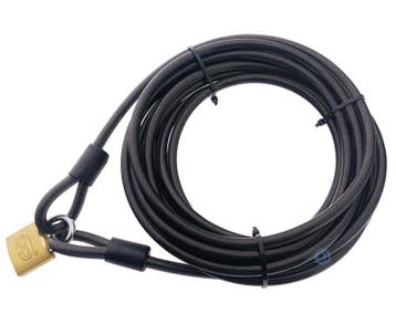 Staalkabels 7.5 meter met hangslot, Verzenden