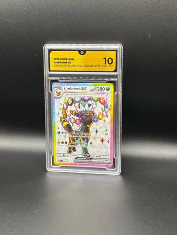 Pokémon - 1 Graded card - Umbreon ex 176 Promo card - GG 10