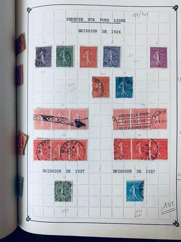 Wereld - Oude Collectie / Uitzoeker Frankrijk + wat Duitse, Gestempeld