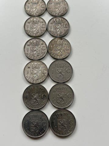 Nederland. 1 Gulden 1954/1972 (Zonder minimumprijs), Postzegels en Munten