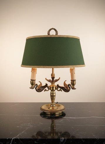 Bouilotte lamp - Franse exclusieve luxe - Messing, Metaal,, Antiek en Kunst