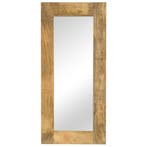 vidaXL Spiegel 50x110 cm massief mangohout, Huis en Inrichting, Woonaccessoires | Spiegels, Verzenden, Nieuw