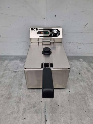 Friteuse HCB en acier inoxydable, 5,5 litres, 230 V, pour la, Verzenden