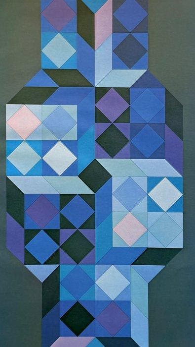 Victor Vasarely (1906-1997) - Tridim-G, 1968, Antiquités & Art, Antiquités | Autres Antiquités