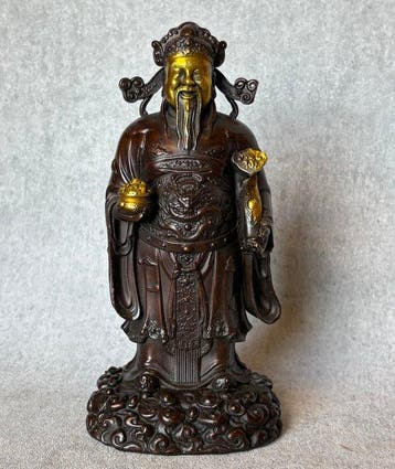 God van de rijkdom - Bronze - Chine (Sans prix de réserve)