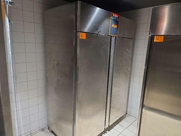 Rvs Dubbele diepvrieskast Tecnodom AF14PKPLUSMBT