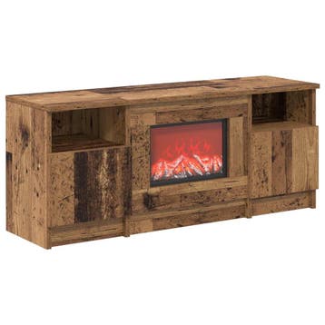 vidaXL Elektrische haard Oud hout 98 x 28,5 x 40,5 cm, Verzenden