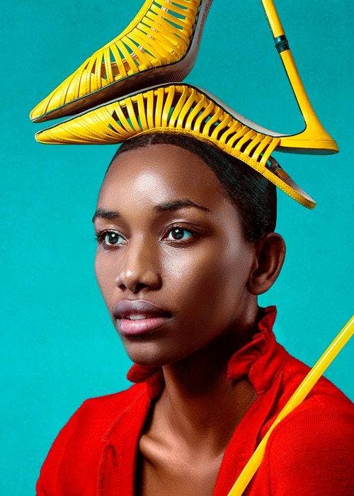 Elena Paraskeva - The Shoe Addict (BARYTA SILK), Antiek en Kunst, Kunst | Designobjecten