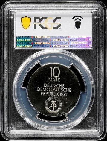 Duitsland. 10 Mark 1982 - PCGS PR68, Postzegels en Munten