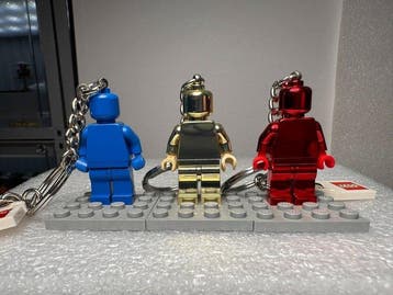 Lego Minifiguur - Minifigures - RARE VIP Chrome Red, Chrome
