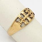 Ring - 18 karaat Geel goud, Handtassen en Accessoires, Ringen, Nieuw