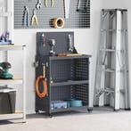 vidaXL Gereedschapswagen Antraciet 65 x 35 x 111 cm, Verzenden, Nieuw