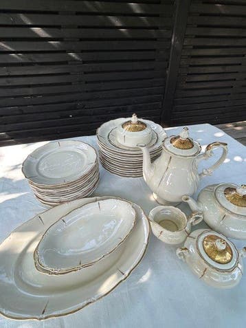 Bavaria - Koffieservies (32) - Porselein, Goud - Retsch &