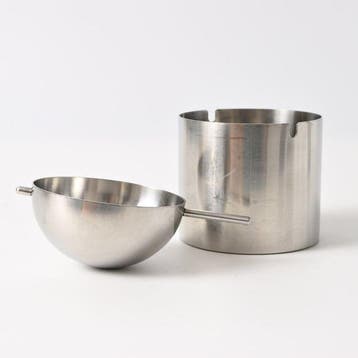 Stelton - Arne Jacobsen - Asbak - Cylinda Line - Staal -