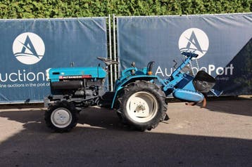 Veiling: Minitractor Mitsubishi D1550FD Diesel 15pk Met Gron, Ophalen