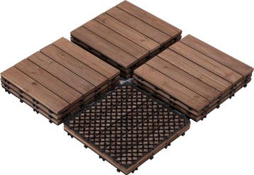 2dekans | Yaheetech Houten Kliktegels - 11 Stuks - Circa 1, Ophalen of Verzenden, Nieuw