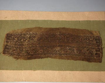 Oud-Egypte, Koptisch Linnen Textielfragment. Bi (Zonder