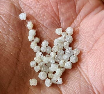 Diamant 35 ct natuurlijke witte ruwe diamantenpartij, rauwe