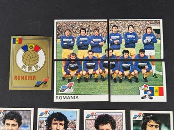 1984 Panini #182/206 Euro 84 - Romania complete team with, Nieuw