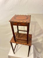 Set bijzettafels - Antieke Art Nouveau/Jugendstil - Hout
