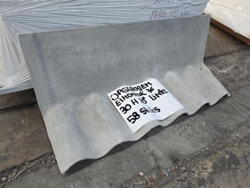 (58x) Vezelcement hulpstukken voor golfplaten SVK