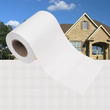 vidaXL Privacystrip 35x0,19 m PVC wit, Verzenden