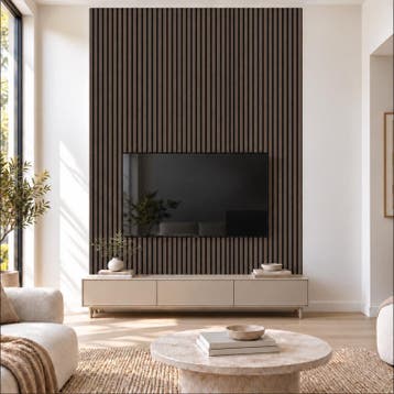Akoestische wandpanelen - walnoot - 6 stuks | 130 x 60 cm |, Maison & Meubles, Verzenden