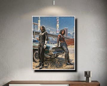 AT9 - Keanu Reeves e Panam Palmer: Metallic Style, Nieuw