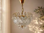 Plafondlamp - Uitzonderlijke hanglamp van geslepen kristal, Antiek en Kunst