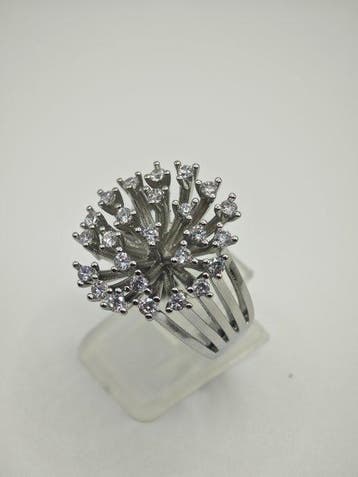 Zonder minimumprijs - Ring Zilver, Zilveren ring .925 met, Bijoux, Sacs & Beauté
