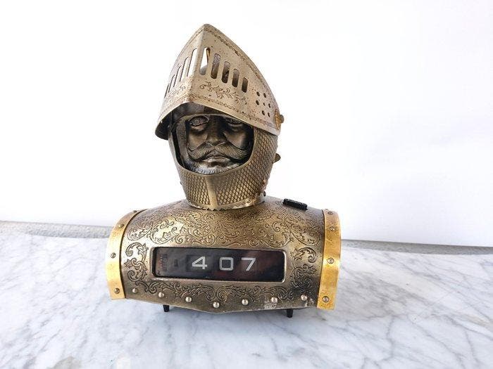 Horloge à volets - Métal - 1970-1980, Antiquités & Art, Antiquités | Horloges