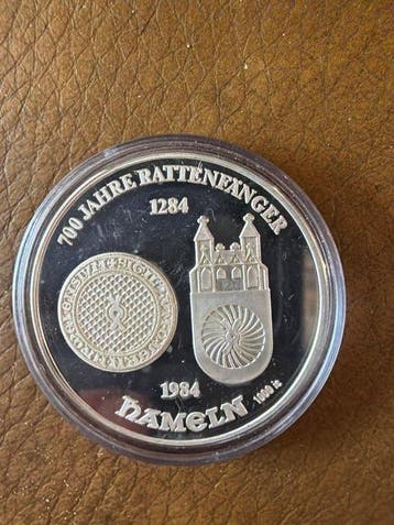 Allemagne. Silver medal 1984 Auszug der himmlischen Kinder