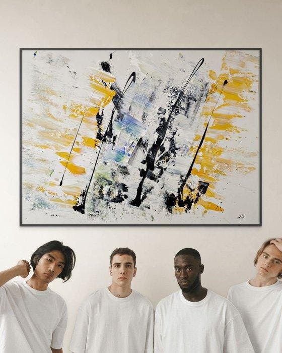 Christoph Prein - Momentum Axes - XXL, Antiek en Kunst, Kunst | Schilderijen | Modern