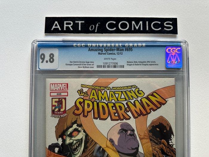 The Amazing Spider-Man #695 - CGC 9.8 - Madame Web,, Boeken, Strips | Comics
