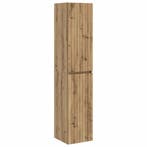 vidaXL Wandgemonteerde Badkamerkast Artisanaal eiken, Maison & Meubles, Tables | Coiffeuses, Verzenden