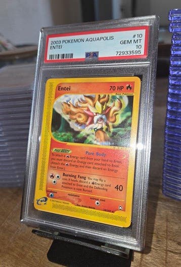 Pokémon - 1 Graded card - Entei 10 - PSA 10 - WOTC -