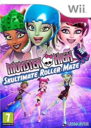 Monster High Skultimate Roller Maze (Wii Games), Ophalen of Verzenden, Zo goed als nieuw