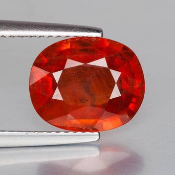 1 pcs Oranje Granaat, Spessartiet - 3.09 ct - nternational