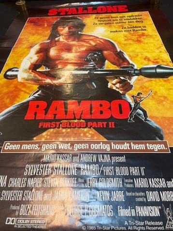 Rambo/First Blood Part II - Sylvester Stallone, Verzamelen, Nieuw