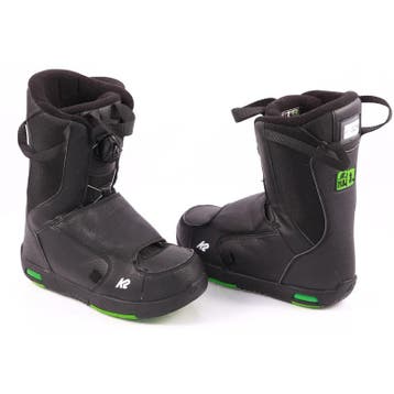 33 kinder snowboard schoenen K2 VANDAL, BOA, BLACK/green (TO, Verzenden