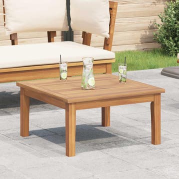 vidaXL Tuin Tafel Bruin Massief teakhout, Verzenden, Nieuw