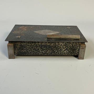 Boîte - Bauhaus - Boîte à cigares et bijoux en métal