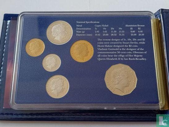 Australië jaarset 2000 (PROOF), Timbres & Monnaies, Monnaies | Océanie, Envoi