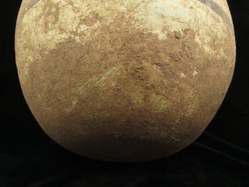 Âge du bronze terre cuite Pot avec décor géométrique et