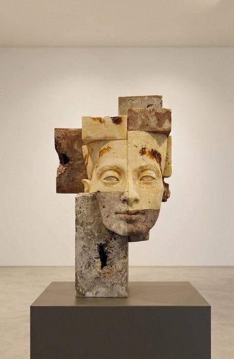 Matteo Ciffo - Frammenti - Nefertiti, Antiquités & Art, Art | Objets design