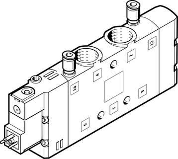 Festo 5/2 Monostable Électrovanne À Air G3/8 2900L/Min -, Verzenden